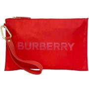 Pre-owned Nylon clutches Burberry Vintage , Red , Dames