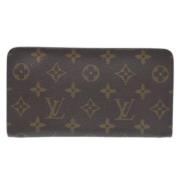 Pre-owned Leather wallets Louis Vuitton Vintage , Brown , Dames