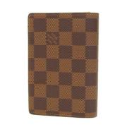 Pre-owned Leather wallets Louis Vuitton Vintage , Brown , Dames