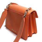 Pre-owned Fabric shoulder-bags Bvlgari Vintage , Orange , Dames