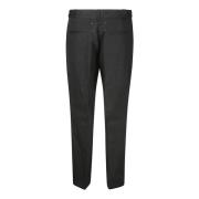 Geplooide broek met logodetail Maison Margiela , Black , Heren