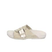 Leren sandalen voor vrouwen Moma , Beige , Dames