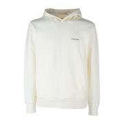 Stijlvolle Sweatshirts voor Mannen en Vrouwen Calvin Klein , White , H...