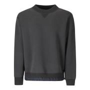 Oversized Crew-Neck Sweatshirt Sacai , Gray , Heren