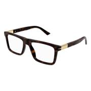 Stijlvolle Brillen in Havana Kleur Gucci , Brown , Unisex