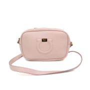 Pre-owned Leather shoulder-bags Salvatore Ferragamo Pre-owned , Pink ,...