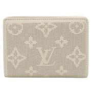 Pre-owned Leather wallets Louis Vuitton Vintage , Beige , Dames