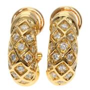 Pre-owned Yellow Gold earrings Cartier Vintage , Yellow , Dames