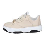 Leren Damessneakers Stokton , Beige , Dames