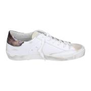 Vintage Leren Dames Sneakers Philippe Model , Multicolor , Dames