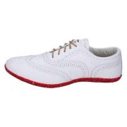 Elegante Leren Damesschoenen Rucoline , White , Dames