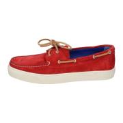 Suede Loafers voor Mannen Stokton , Red , Heren