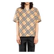 Casual knoopshirt Burberry , Beige , Heren