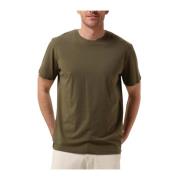 Heren Polo & T-shirt Slhaspen O-neck Selected Homme , Green , Heren