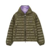 Capuchon Licht Donsjack Khaki Duvetica , Green , Dames