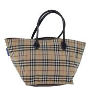 Pre-owned Nylon totes Burberry Vintage , Brown , Dames