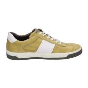 Suede Heren Sneakers Pollini , Yellow , Heren