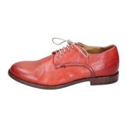 Elegante Vintage Leren Damesschoenen Moma , Red , Dames