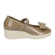 Ultra Ballet Flats in Lakleer Rucoline , Beige , Dames