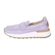 Suede Loafers voor Vrouwen Moma , Purple , Dames