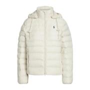 Gewatteerd Nylon Blend Jack Ralph Lauren , White , Heren