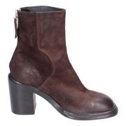 Suede Enkellaarzen voor vrouwen Moma , Brown , Dames