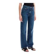 Rechte Harper Jeans voor vrouwen Agolde , Blue , Dames