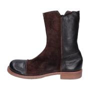 Suede Enkellaarzen voor vrouwen Moma , Brown , Dames