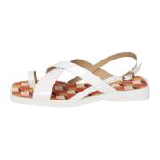 Dames Sandalen van Lakleer Fabi , White , Dames