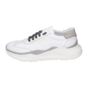 Leren Heren Sneakers Stokton , White , Heren