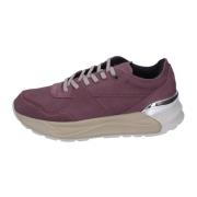 Nubuck Leren Heren Sneakers Liu Jo , Purple , Heren