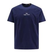 Logo Katoenen T-Shirt Klassieke Pasvorm Polo Ralph Lauren , Blue , Her...