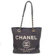 Pre-owned Denim handbags Chanel Vintage , Blue , Dames