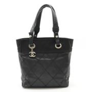 Pre-owned Canvas chanel-bags Chanel Vintage , Black , Dames