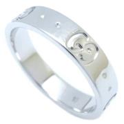 Pre-owned White Gold rings Gucci Vintage , Gray , Dames