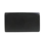 Pre-owned Leather wallets Hermès Vintage , Black , Heren