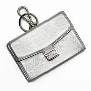 Pre-owned Leather key-holders Fendi Vintage , Gray , Heren