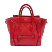 Pre-owned Leather shoulder-bags Celine Vintage , Red , Dames