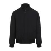 Zwarte Wol Cardigan Sweater Aw24 Brioni , Black , Heren