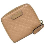 Pre-owned Leather wallets Gucci Vintage , Beige , Dames