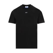 Zwart Pijl Logo T-shirt Off White , Black , Heren