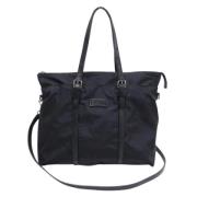 Pre-owned Leather totes Gucci Vintage , Black , Dames