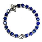 Pre-owned Metal bracelets Louis Vuitton Vintage , Blue , Dames