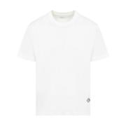 Wit Katoenen T-Shirt Casual Stijl Bottega Veneta , White , Heren