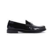 Zwarte Loafer Schoenen voor Vrouwen Saint Laurent , Black , Dames