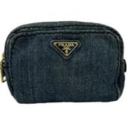 Pre-owned Cotton pouches Prada Vintage , Blue , Dames