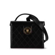 Pre-owned Leather chanel-bags Chanel Vintage , Black , Dames