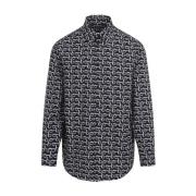 Zwarte Shirts voor Mannen Burberry , Black , Heren