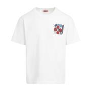 Wit T-shirt Trendy Stijl Kenzo , White , Heren