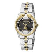 Dames Roestvrijstalen Analoge Horloge Roberto Cavalli , Yellow , Dames